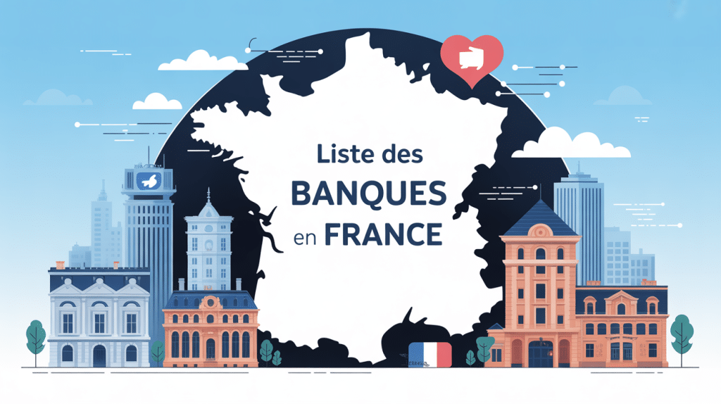 Liste banques en France carte catégories banques