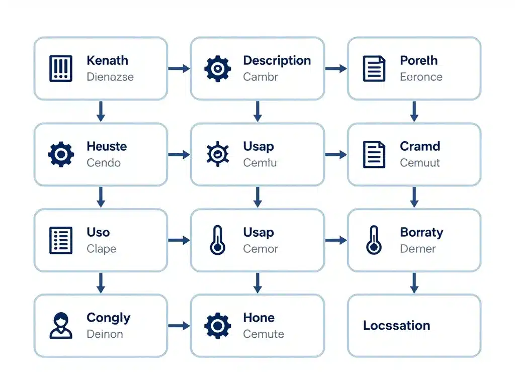 schema structure modele fiche technique complet