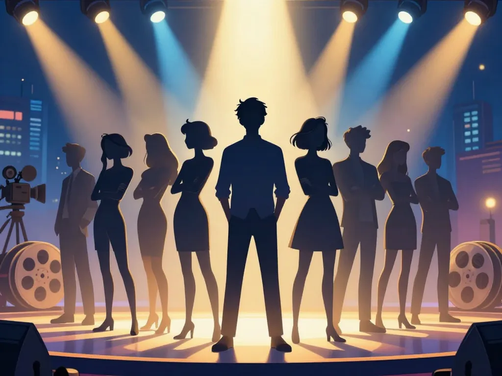 Groupe de jeunes acteurs français connus sur scène