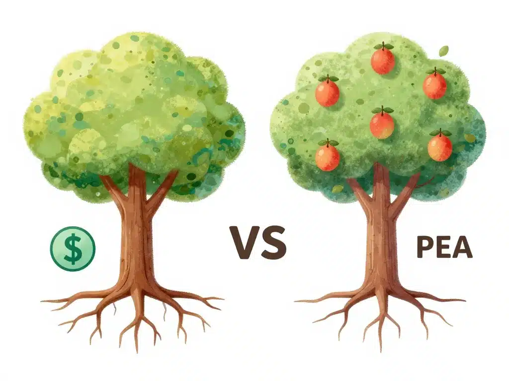 Comparatif fiscalité qu'est ce qu'un compte titre et PEA métaphore arbres