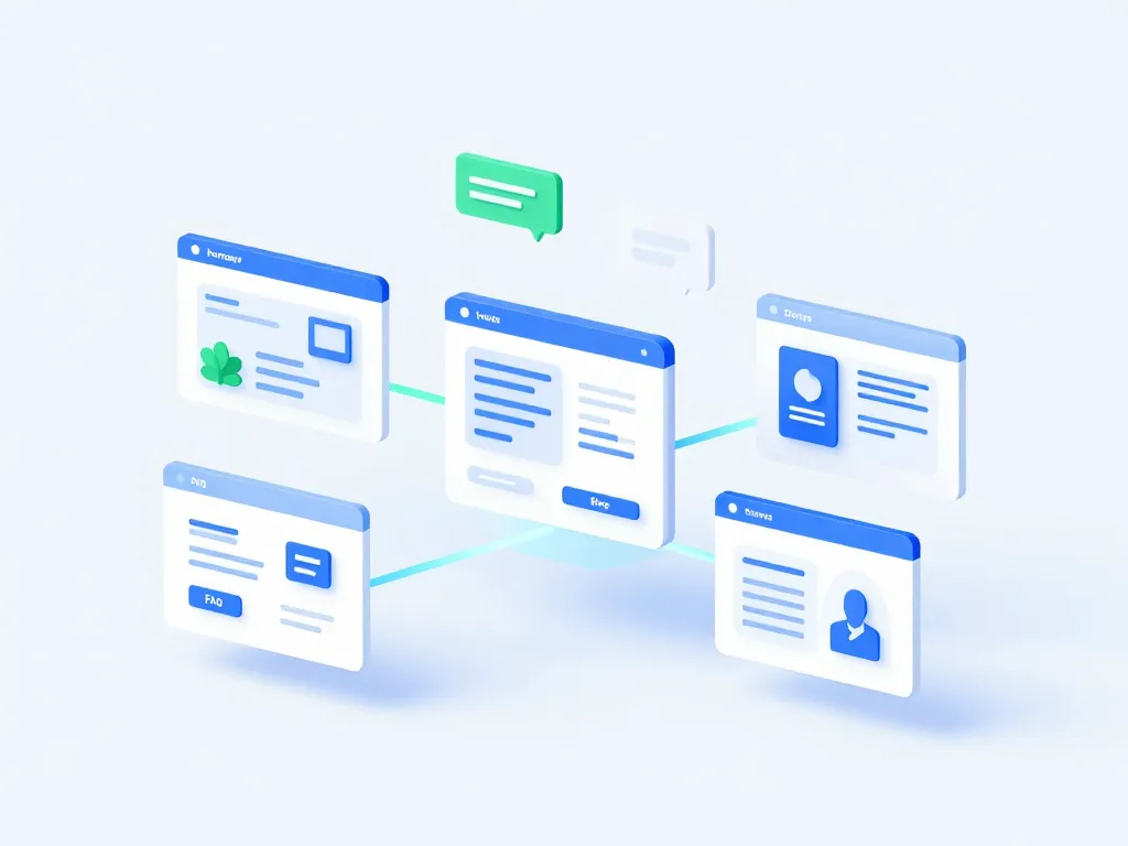 Structure site web exemple pages architecture