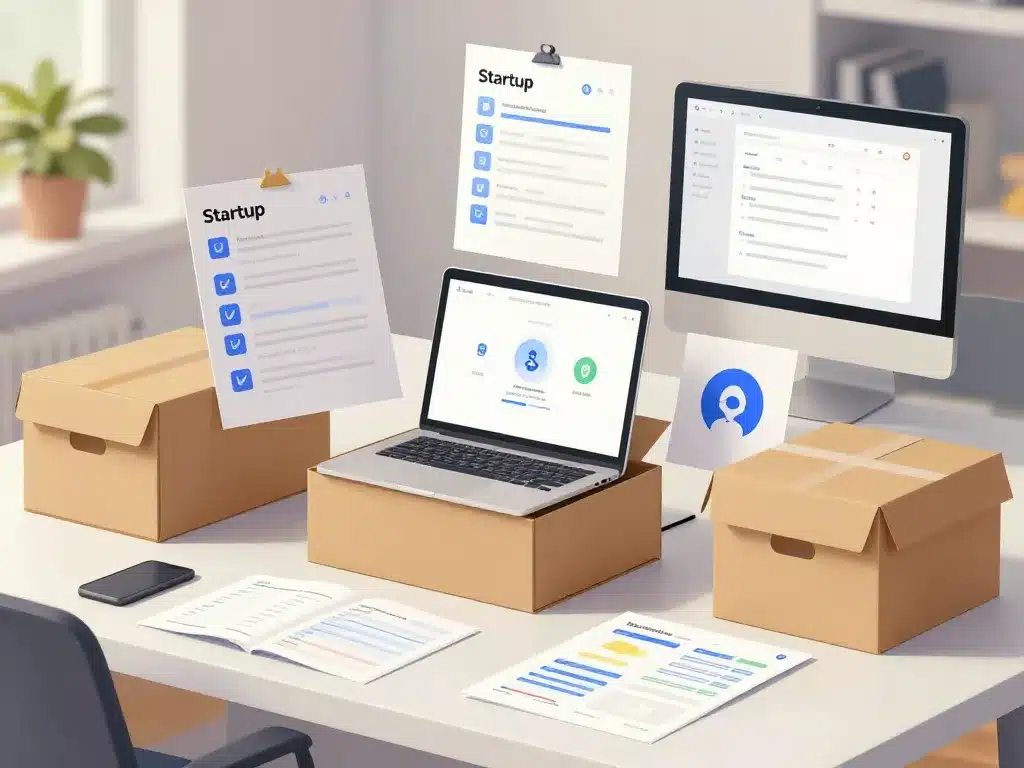 contenu startup box guides et outils