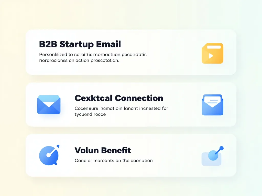 illustration structure email startup mail b2b