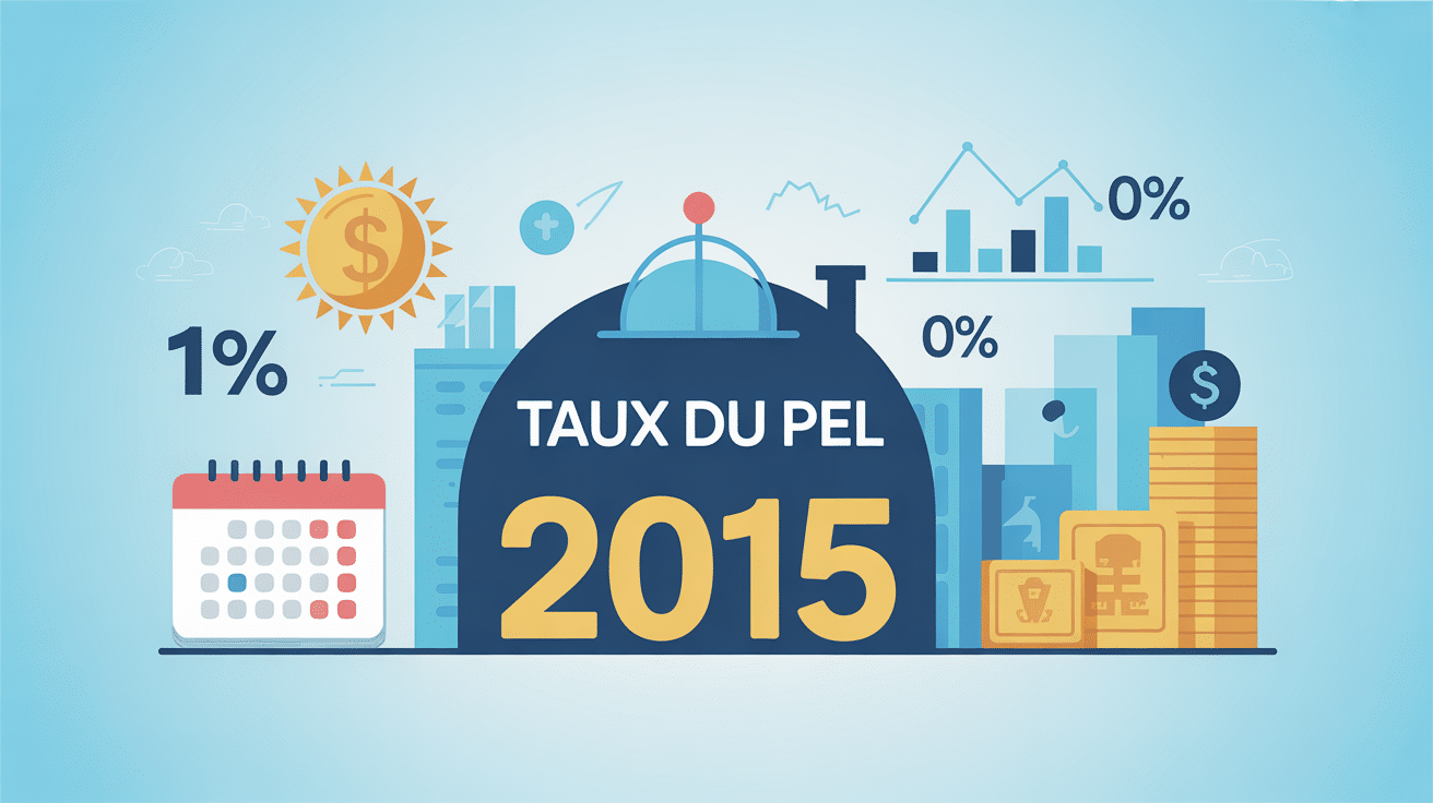 Illustration sur le taux du PEL en 2015, épargne et taux d’intérêt