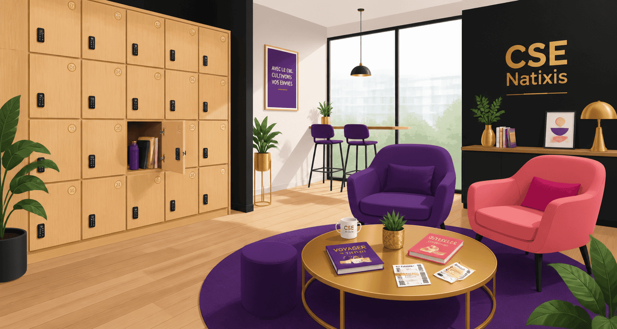 espace détente CSE Natixis sport médiathèque