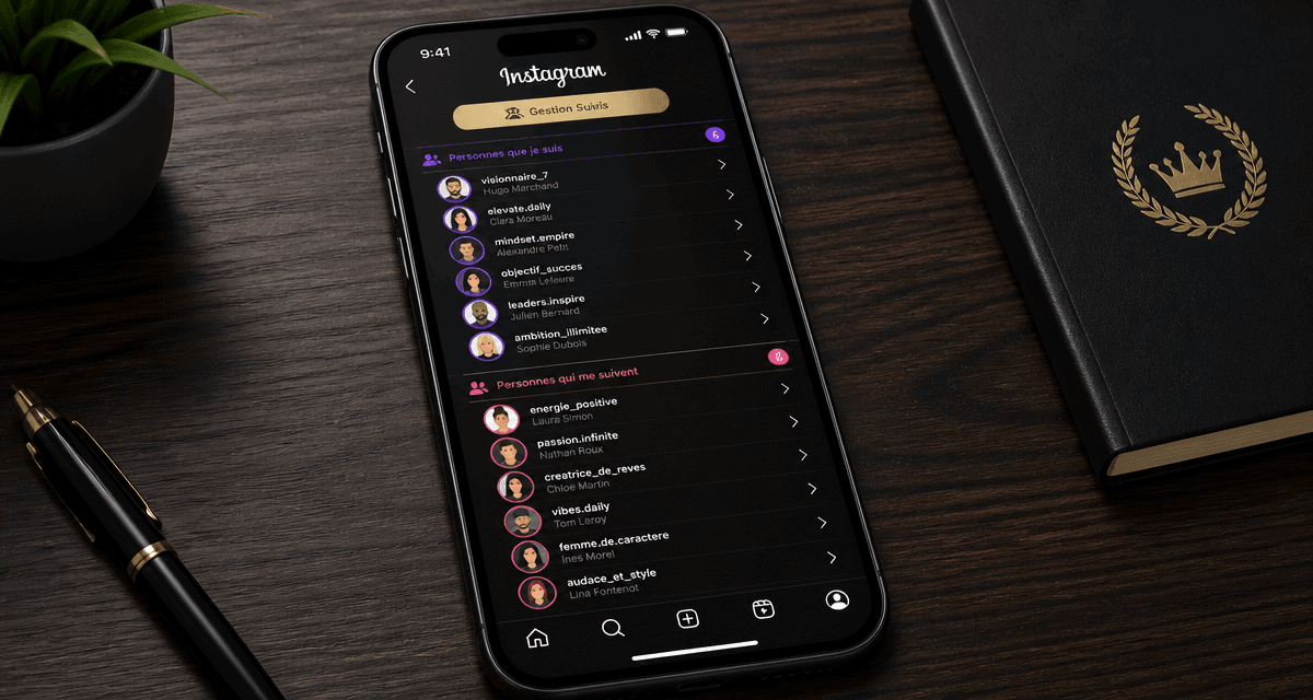 smartphone instagram suivi gestion