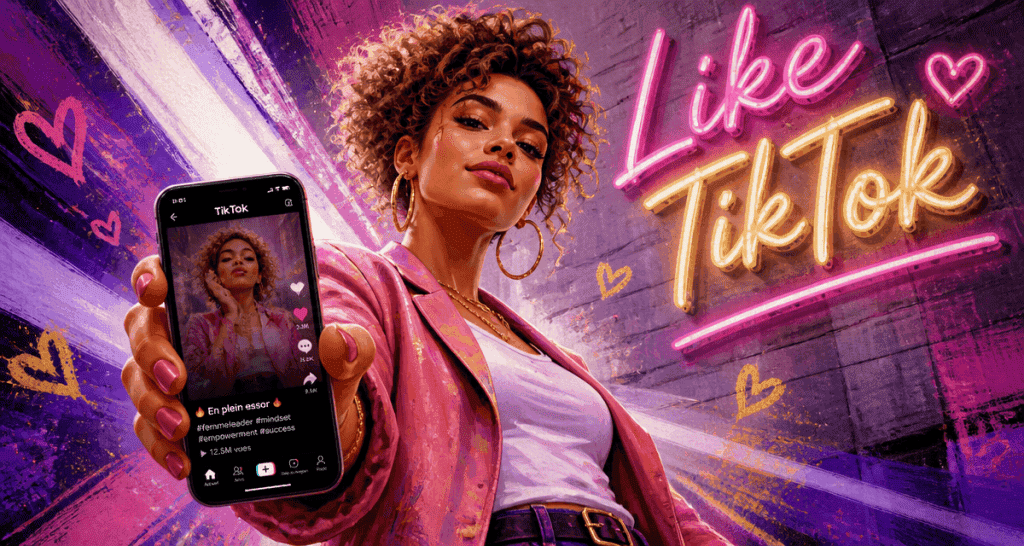 like tiktok jeune créatrice empowerment