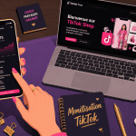monetisation tiktok bureau smartphone graphiques