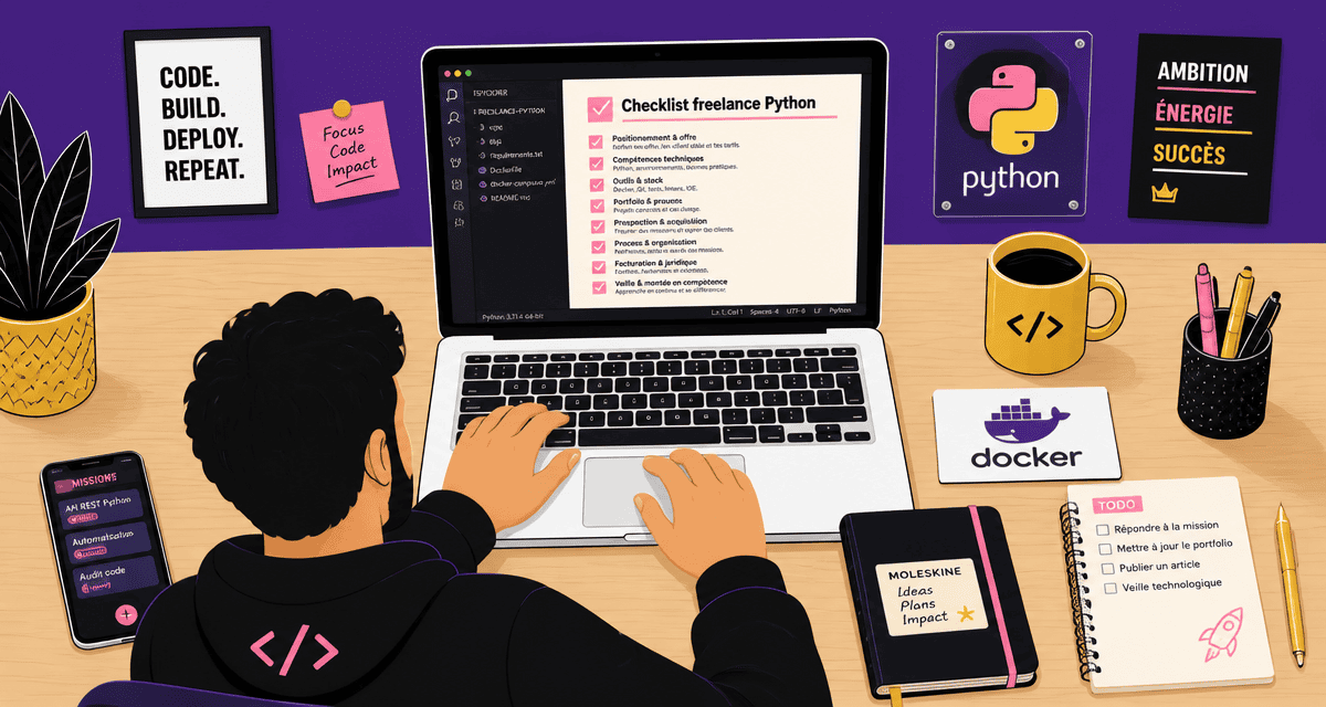 python freelance développeur bureau moderne
