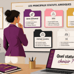 Quel statut pour un freelance, femme analyse options juridiques