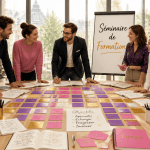 séminaire de formation équipe autour table