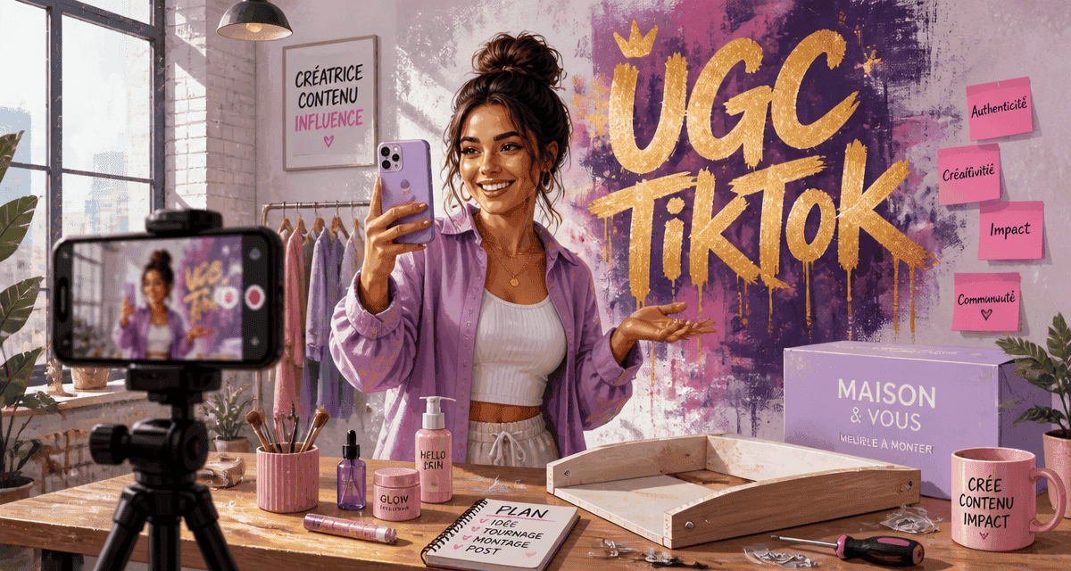 ugc tiktok créatrice vidéo studio urbain
