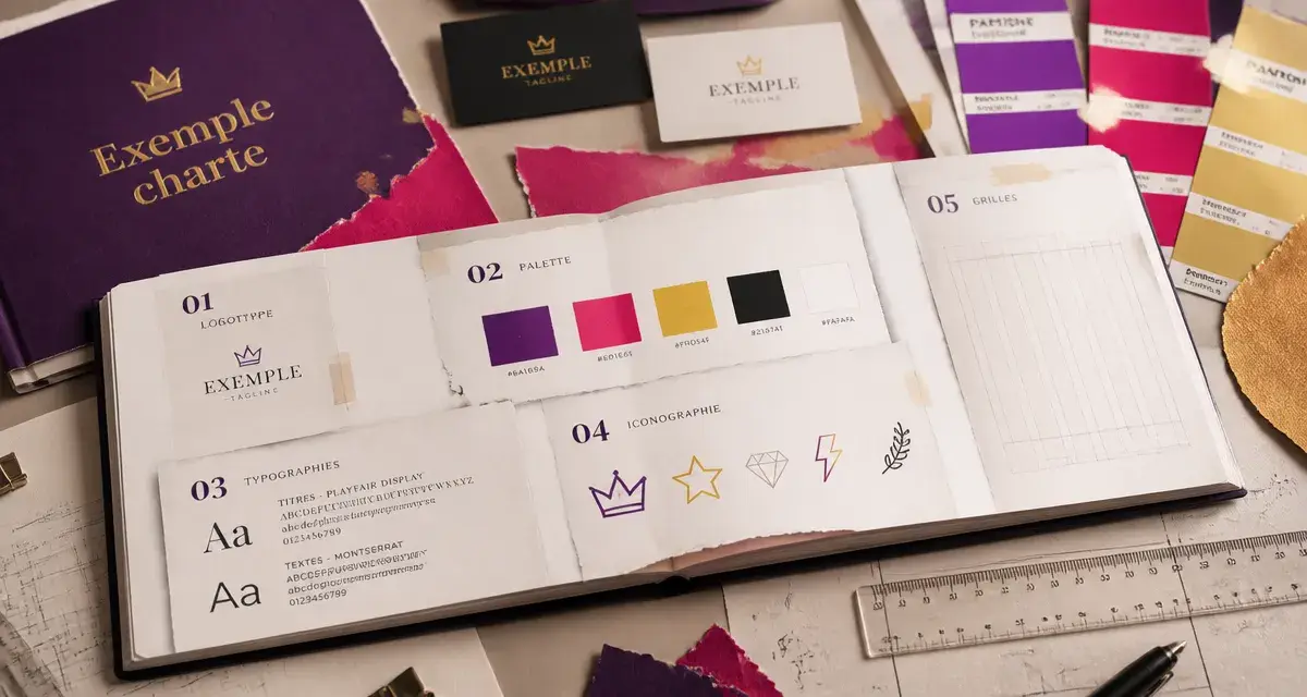Charte graphique exemple : 5 piliers pour une identité visuelle