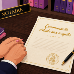 communauté réduite aux acquets document notarial