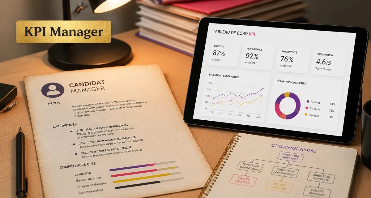CV manager : KPI et résultats chiffrés pour leadership
