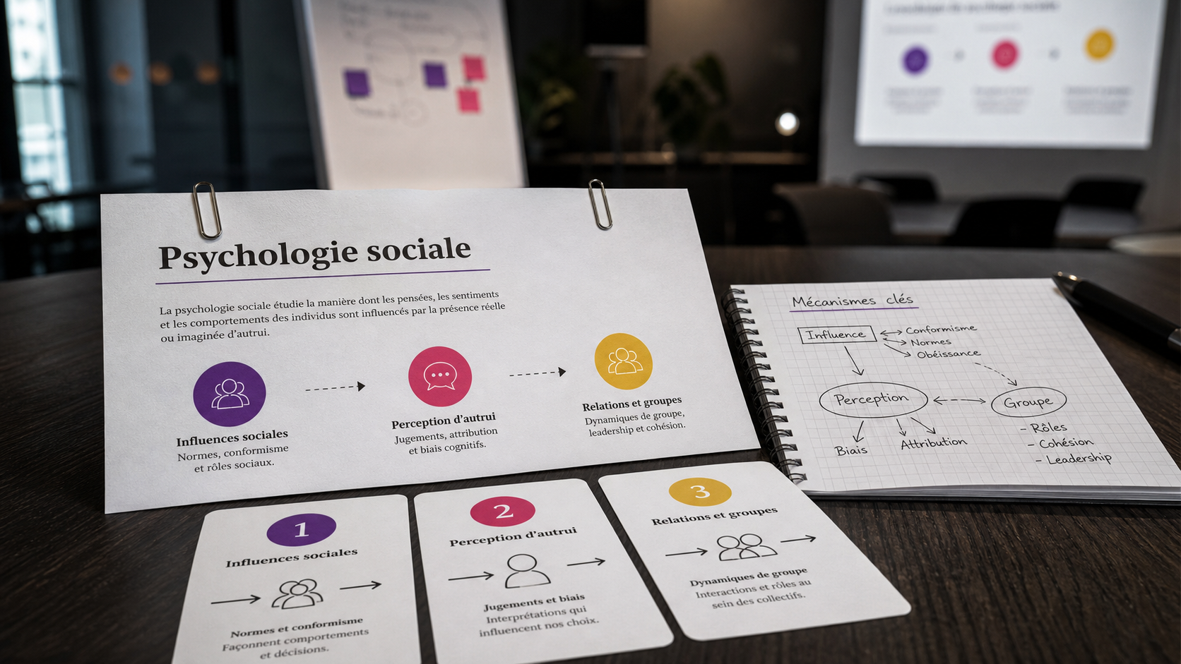 Def psychologie sociale : influence d’autrui sur les comportements