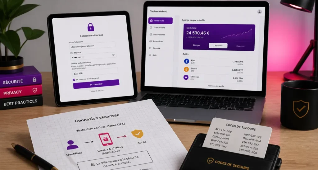 degiro mon compte : connexion sécurisée avec 2FA
