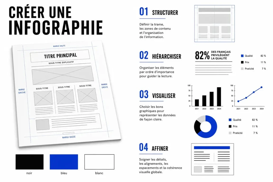Guide visuel pour apprendre comment faire une infographie professionnelle étape par étape