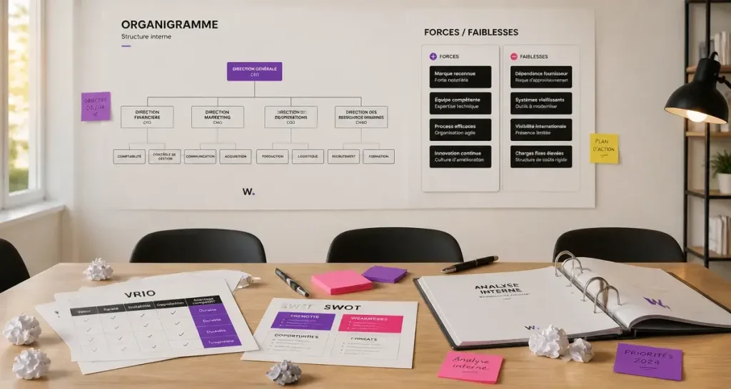 Exemple diagnostic interne : 4 étapes et outils pour identifier forces stratégiques