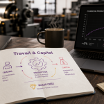 Facteurs de production exemple : schéma travail et capital sur ordinateur