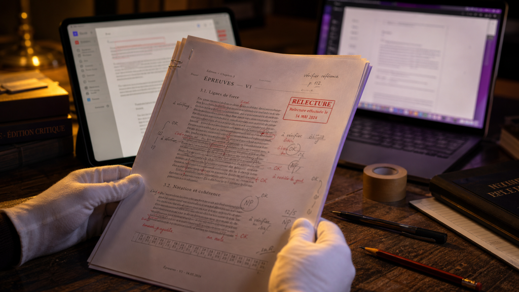 Formation correcteur relecteur : relecture d’épreuves corrigées