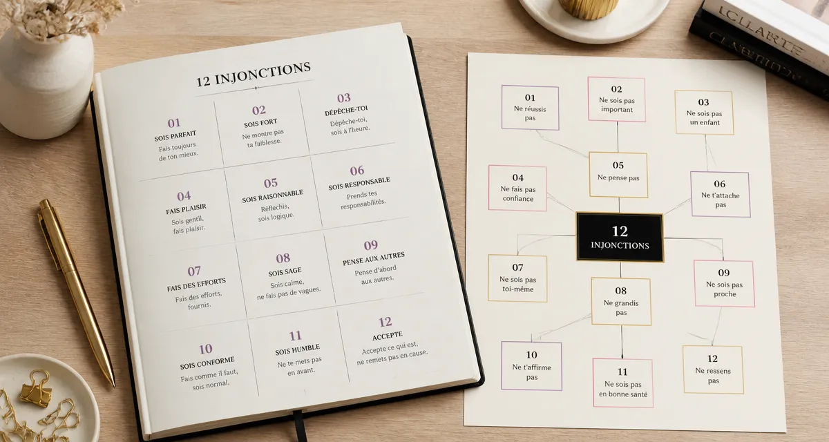 Injonctions psychologiques exemples : 12 blocages invisibles à briser