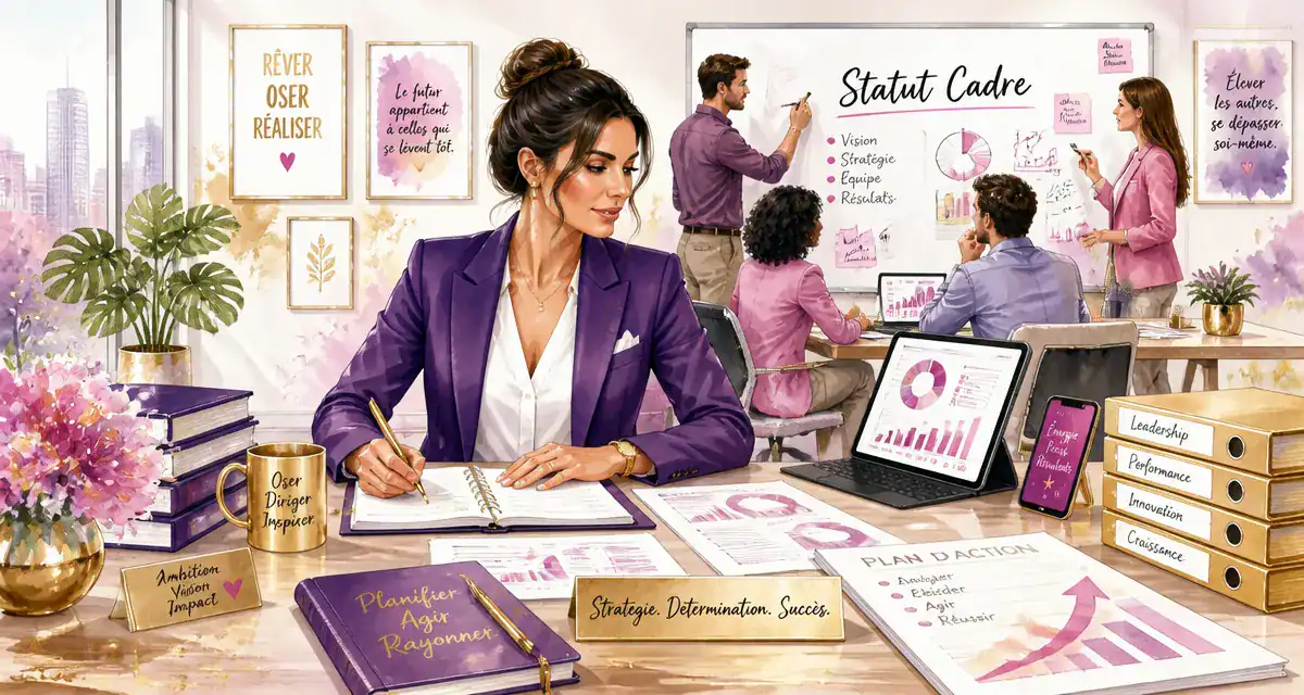 metier cadre illustration bureau moderne