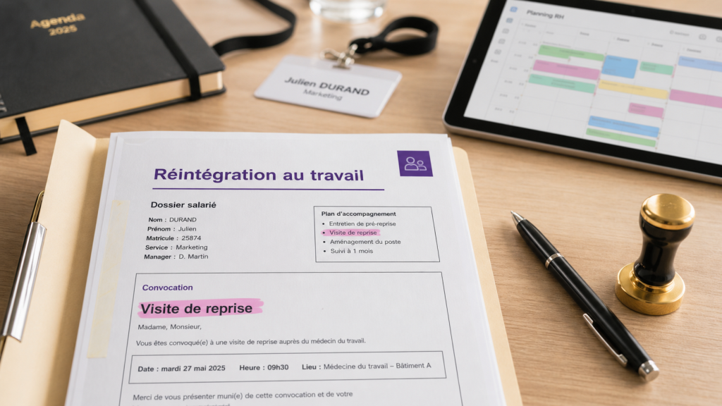 Ne pas retrouver son poste après arrêt maladie : droits, recours et reclassement