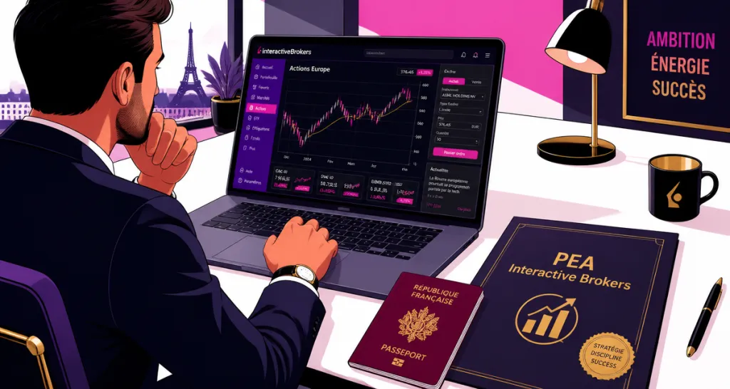 pea interactive brokers plateforme et document