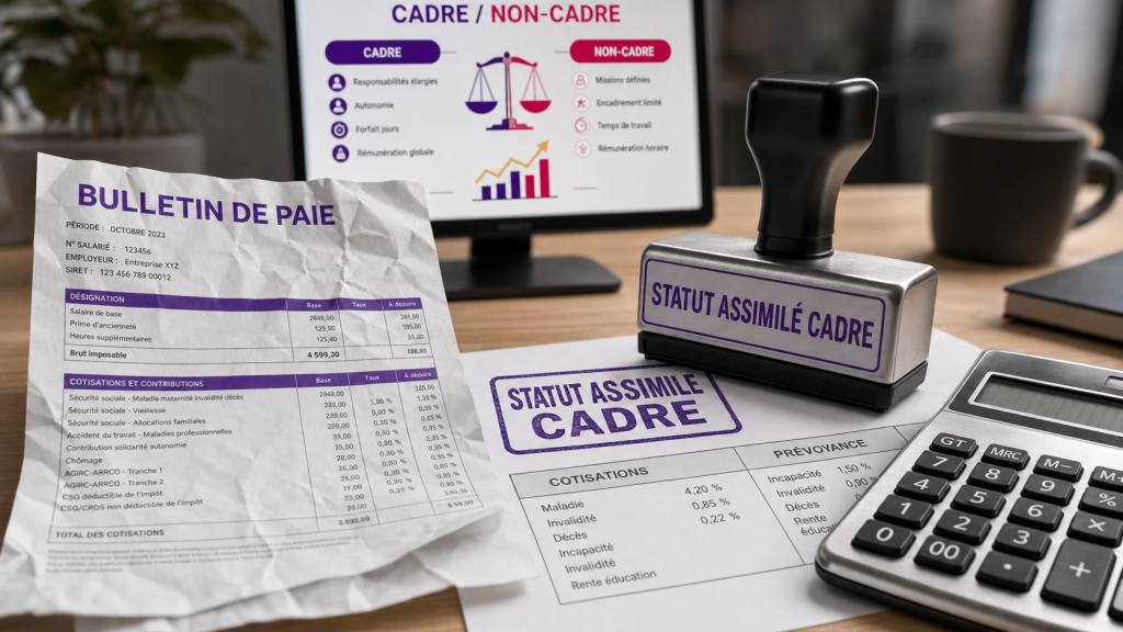 Cadre assimilé : avantages et impact sur la paie