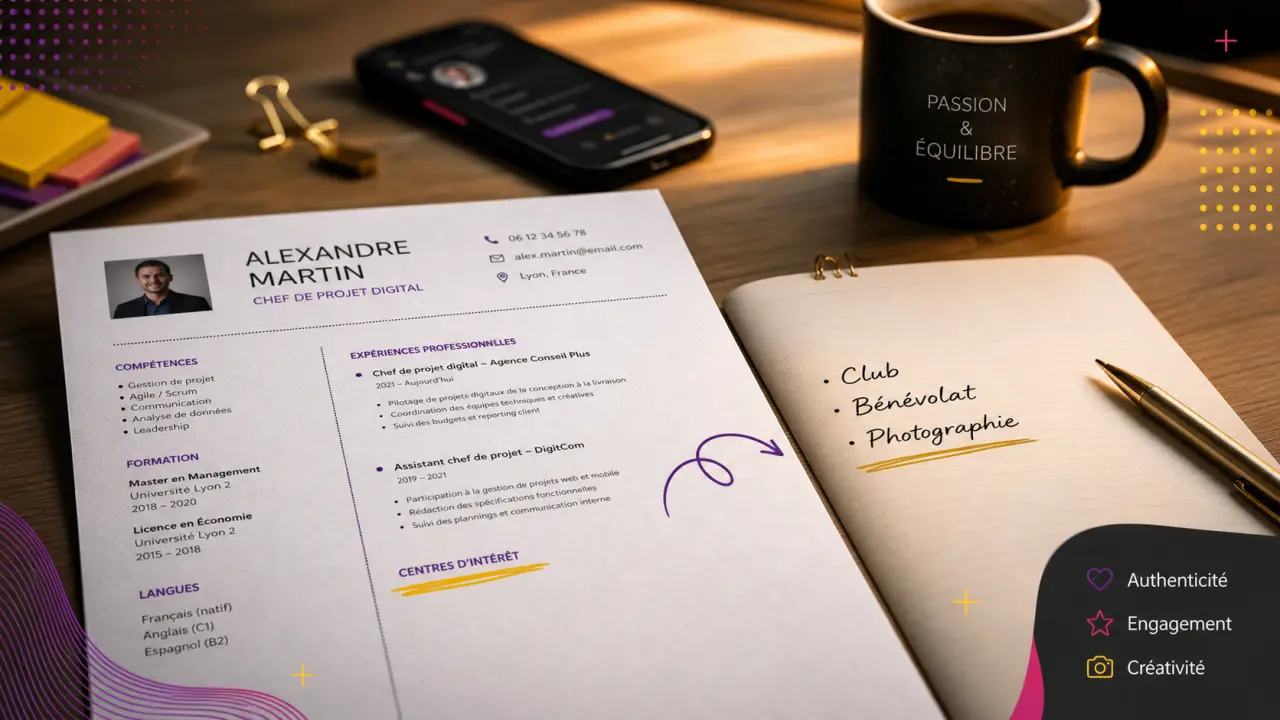 Centre d intérêt cv : CV et liste de passions pour valoriser compétences