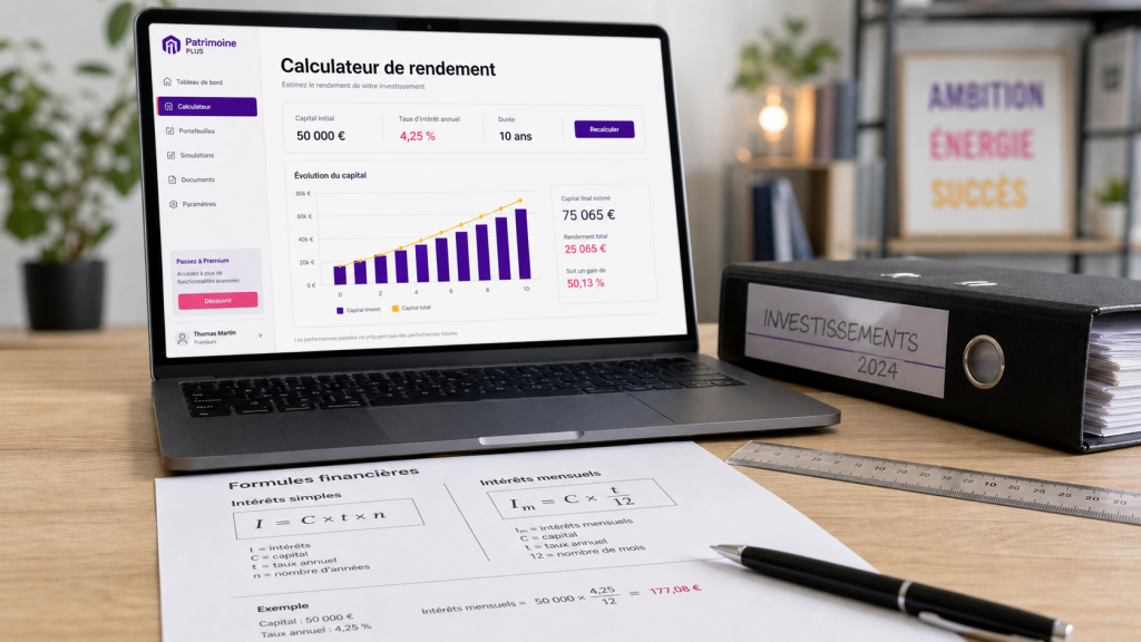 Combien rapporte 10 000 €, 100 000 € ou 300 000 € après frais