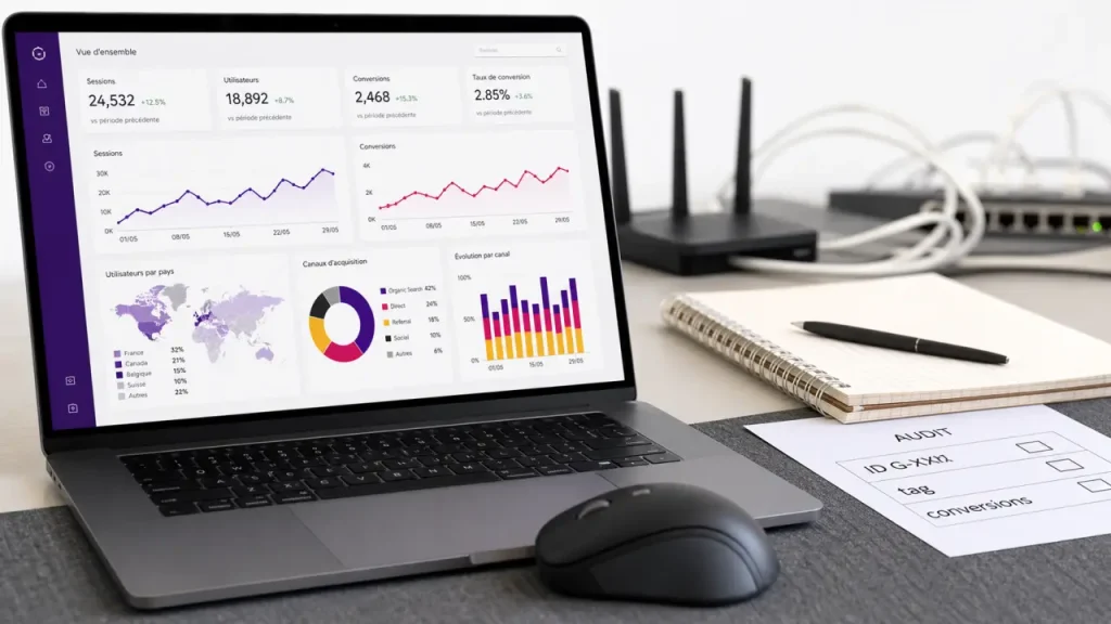 Comment utiliser Google Analytics : installer le tag et suivre les conversions, tableau de bord