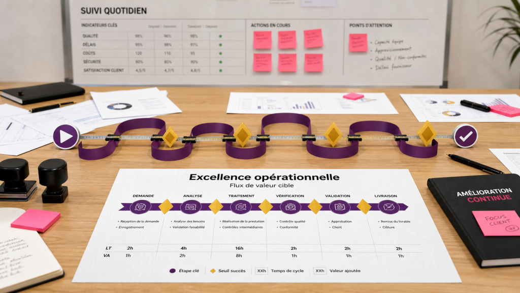 Définition excellence opérationnelle : piliers et pièges d’exécution