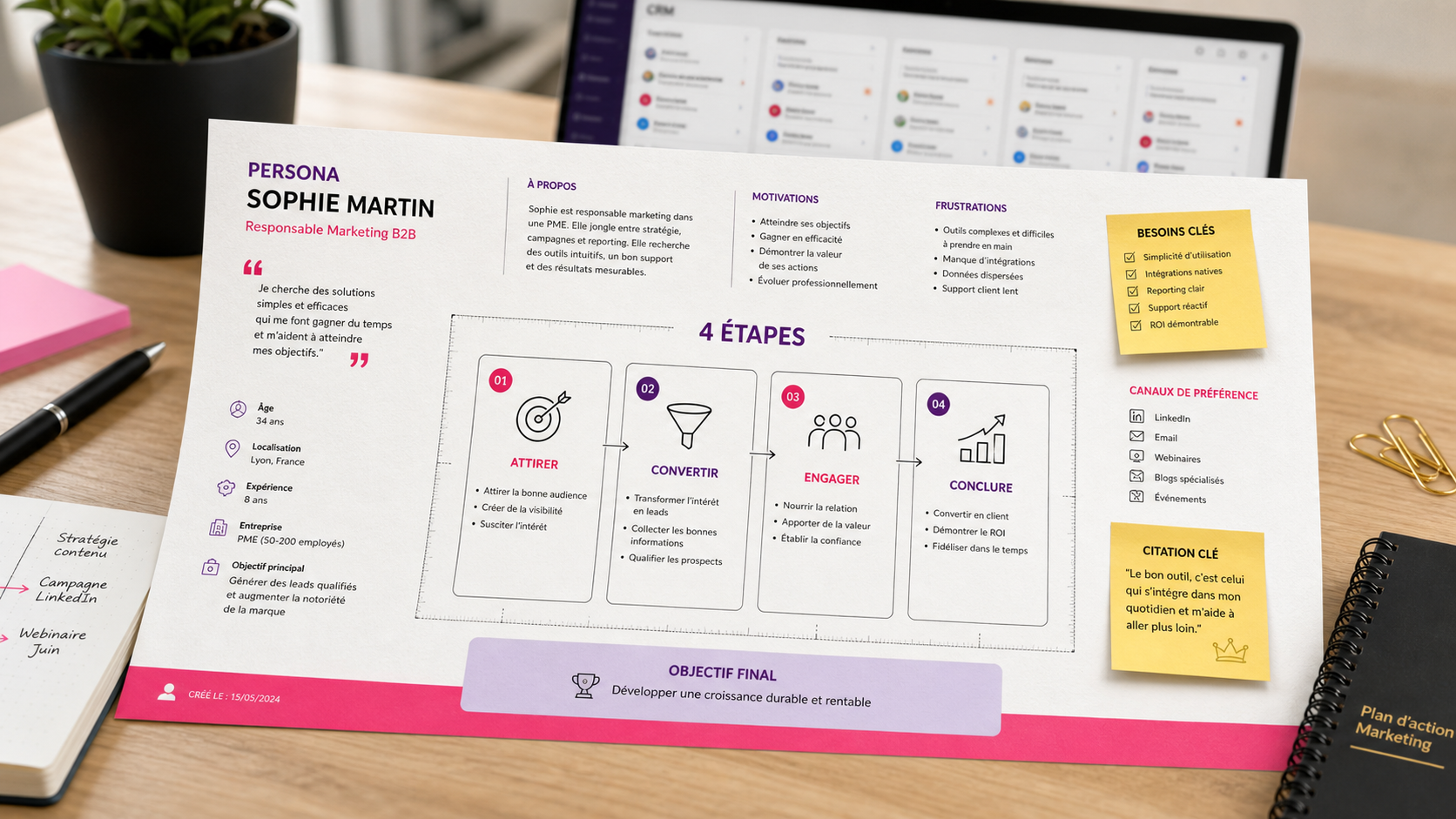 fiche persona : méthodologie pour mieux cibler vos clients