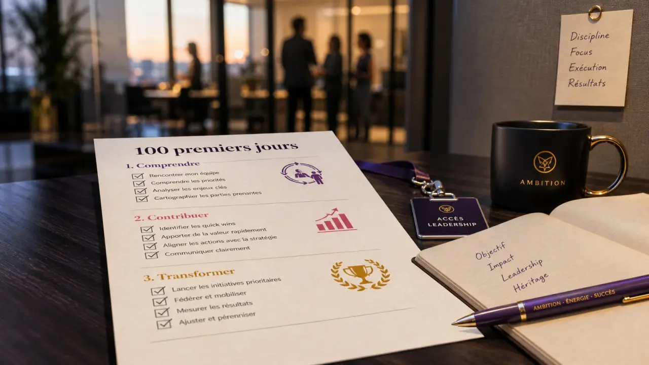 Prise de fonction : checklist des 100 premiers jours