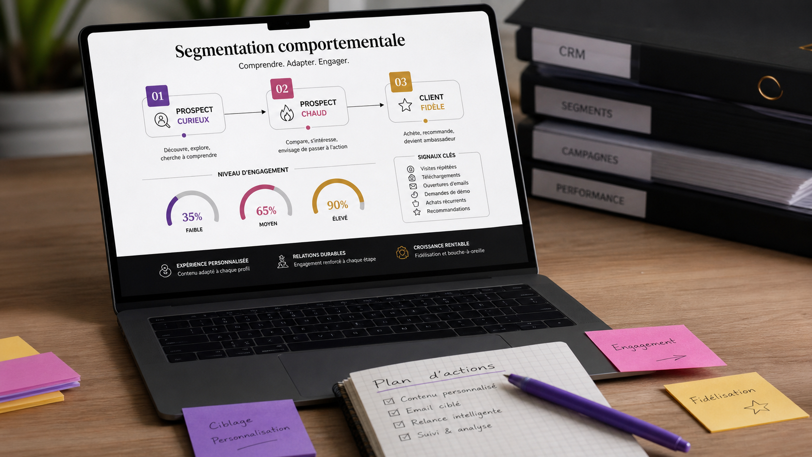 Segmentation comportementale : cible clics, achats et inactivité
