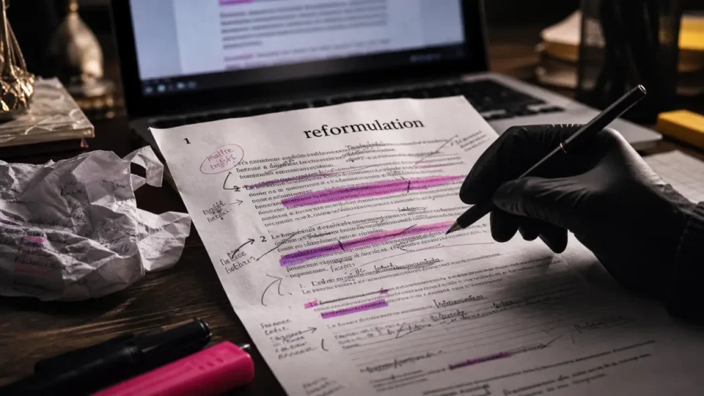 Reformulation de texte : préserver le sens, le style et la précision
