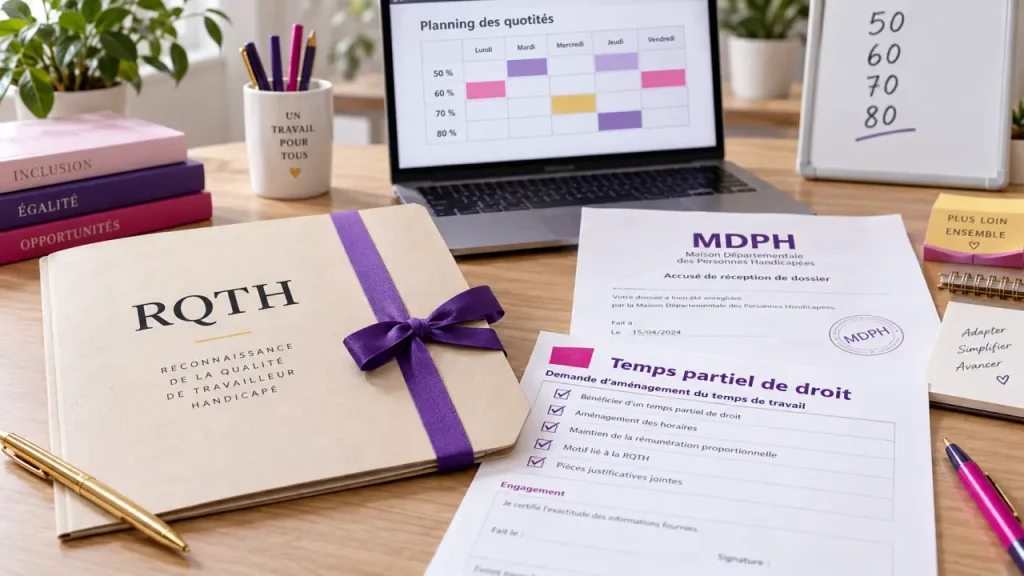 RQTH et temps partiel dans la fonction publique : un droit encadré, pas une réduction d’horaire automatique